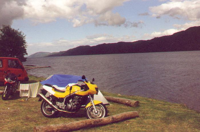MuZ at Loch Ness, Scotland, june 1998