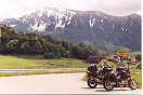 First sight of the Alps, 4 june 2001