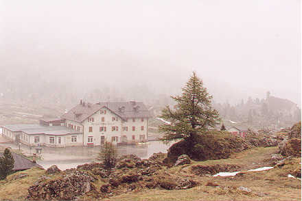 Just past the Refugio Passo Sella, Italy, 6 june 2001