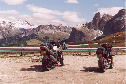 Just past the Refugio Passo Sella, Italy, 7 june 2001