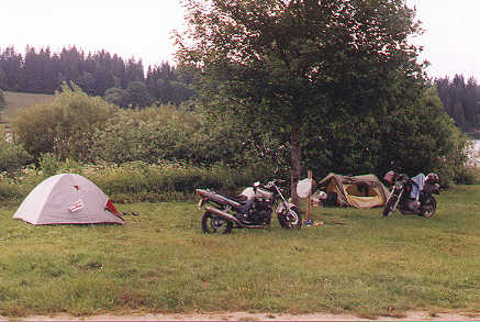 Campsite Malbuisson, France, 11 june 2001