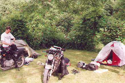 Campsite Birkenfeld, Germany, 15 june 2001