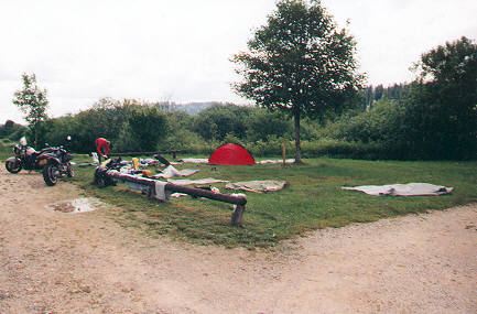 Campsite Malbuisson, France, 11 june 2001