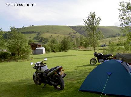 Campsite at Hundred House (Builth Wells) 17-06-2003