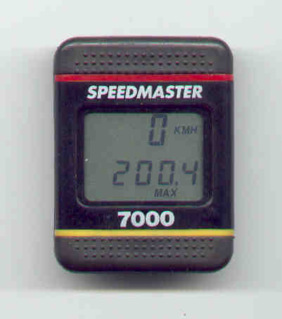 Speedometer showing 200.4 km/h